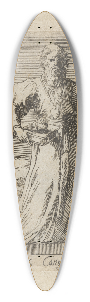 Johann Wilhelm Baur - Consiglio 39.3 inch art pintail longboard deck