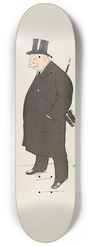 Georges Goursat (Sem) - M. Plazen 8.25 inch art skate deck