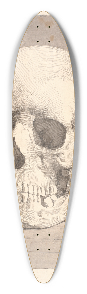 Johan Thomas Lundbye - Kranium, set forfra 39.3 inch art pintail longboard deck