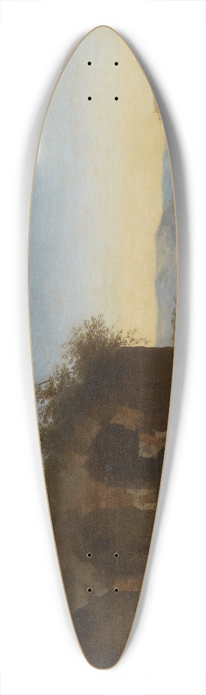 Johan Van Haensbergen - Italian Landscape with Figures 39.3 inch art pintail longboard deck