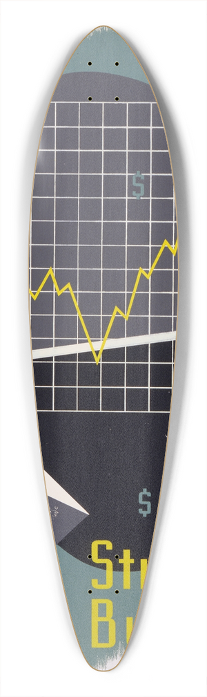 John Buczak - Strictly business 39.3 inch art pintail longboard deck