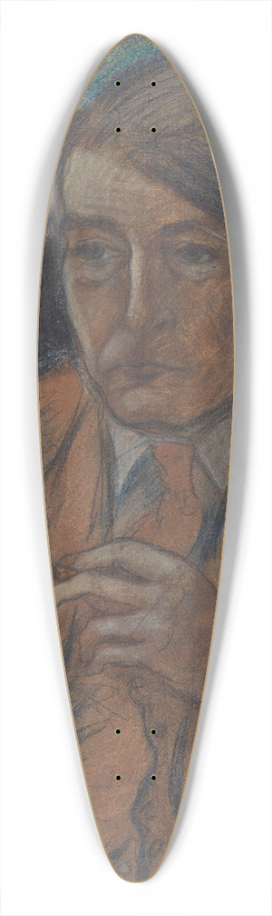 John Christensen - Forstudie til portrt af maleren og grafikeren Sren Hjorth Nielsen 39.3 inch art pintail longboard deck