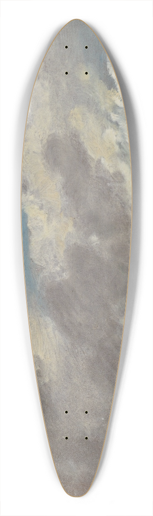 John Constable - Cloud Study 39.3 inch art pintail longboard deck
