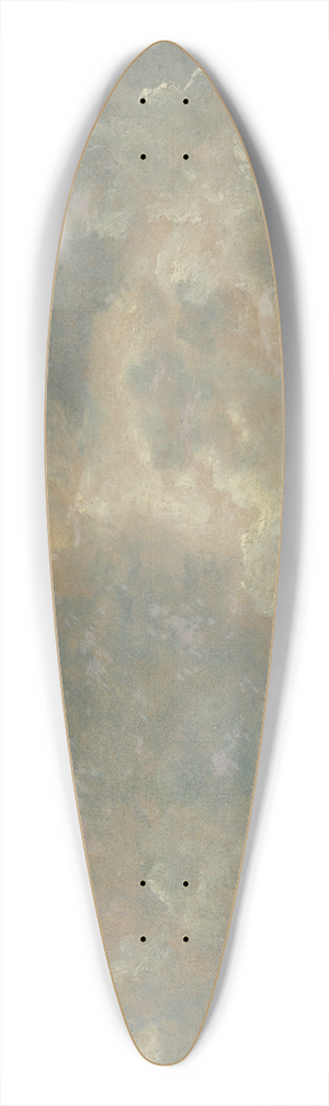 John Constable - Cloud Study 39.3 inch art pintail longboard deck