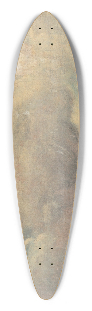John Constable - Cloud Study 39.3 inch art pintail longboard deck