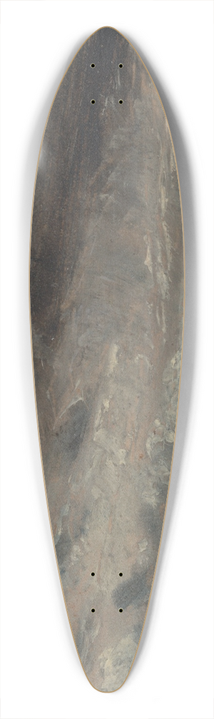 John Constable - Stormy Sea, Brighton 39.3 inch art pintail longboard deck