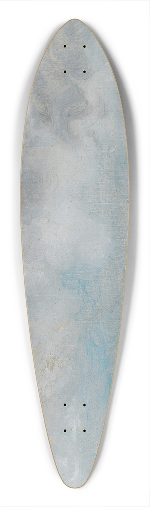 John Constable - Study Of Clouds 39.3 inch art pintail longboard deck