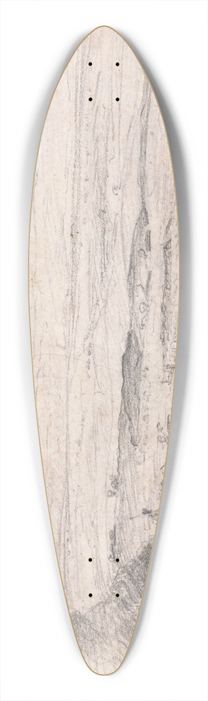 John Constable - View from Old Sarum 39.3 inch art pintail longboard deck