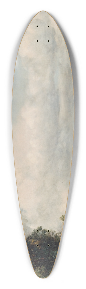 John Constable - Waterloo Bridge 39.3 inch art pintail longboard deck