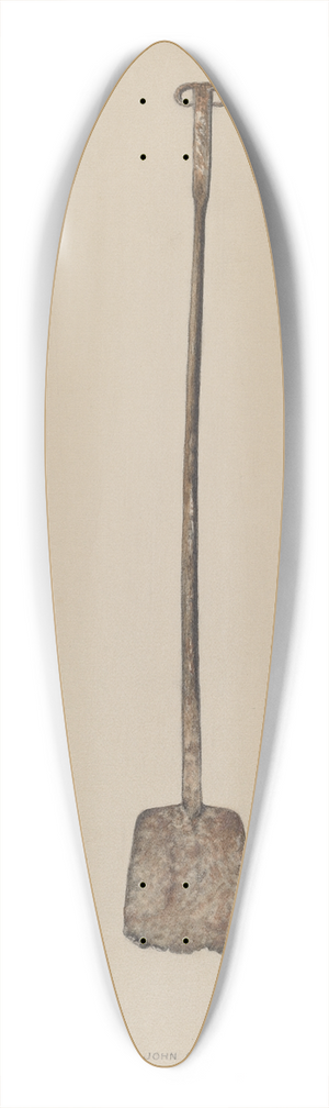 John Cooke - Flue Shovel 39.3 inch art pintail longboard deck