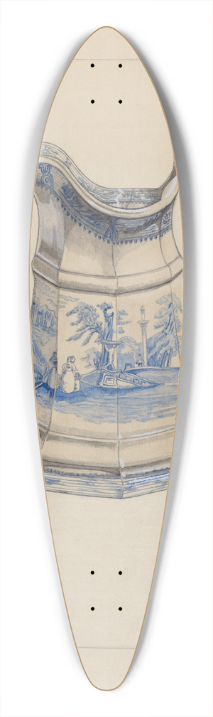 John Cutting - Syrup Pitcher 39.3 inch art pintail longboard deck