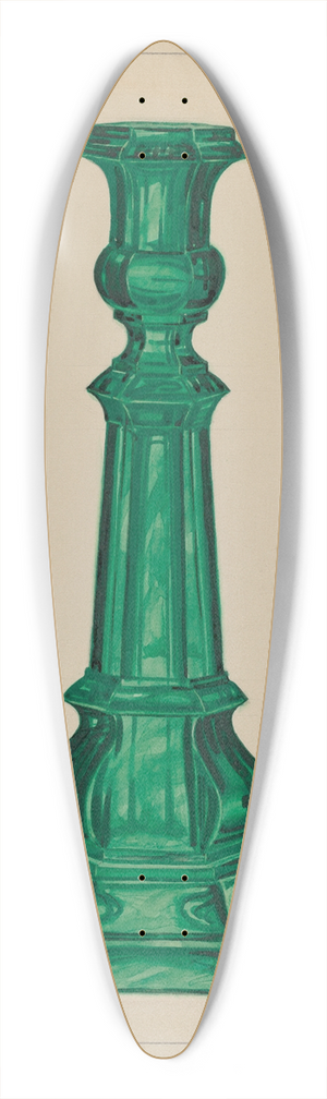 John Dana - Candlestick 39.3 inch art pintail longboard deck