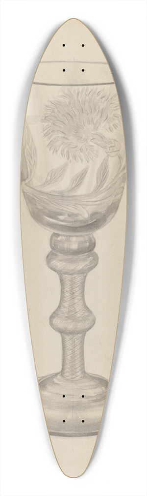 John Dana - Goblet 39.3 inch art pintail longboard deck