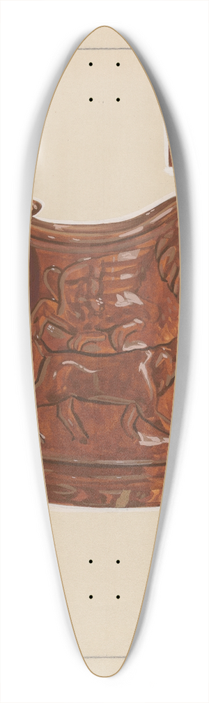 John Dana - Jug 39.3 inch art pintail longboard deck