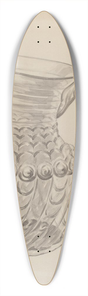 John Dana - Pitcher 39.3 inch art pintail longboard deck