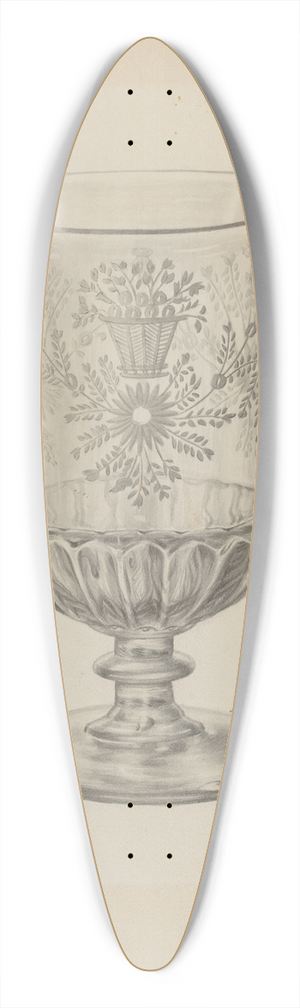 John Dana - Vase 39.3 inch art pintail longboard deck