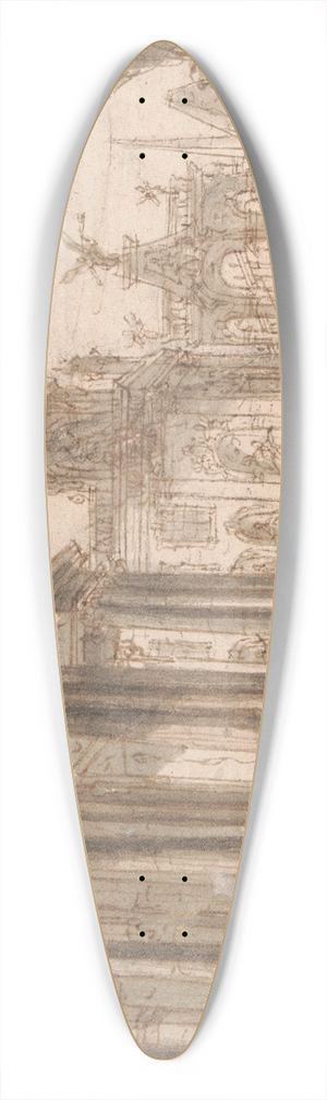 John Devoto - A Capriccio 39.3 inch art pintail longboard deck