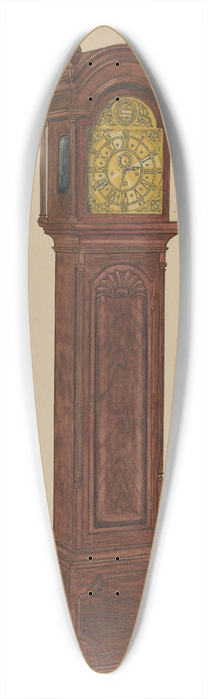 John Dieterich - Clock Case 39.3 inch art pintail longboard deck
