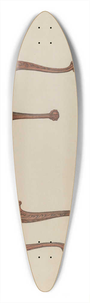 John Dieterich - Pier Table 39.3 inch art pintail longboard deck