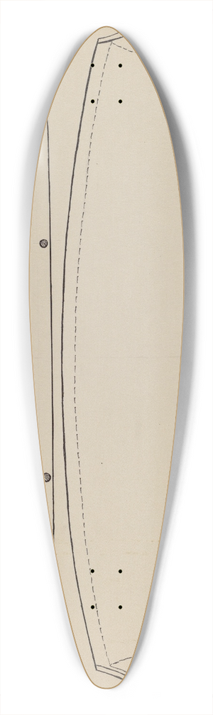 John Dieterich - Sofa 39.3 inch art pintail longboard deck