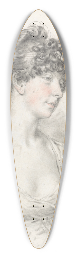John Downman - Miss Campbell 39.3 inch art pintail longboard deck