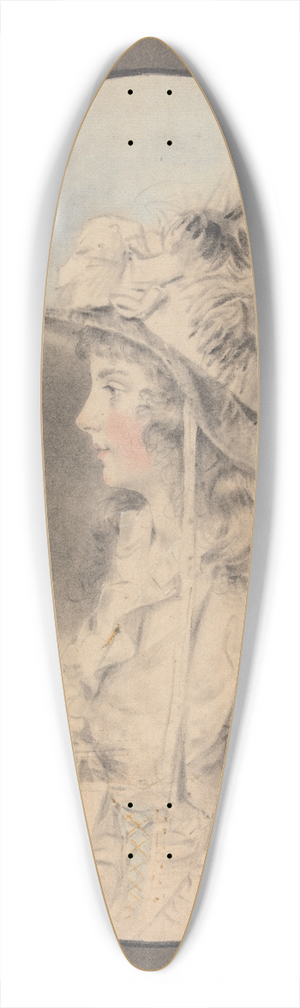 John Downman - Miss Nott 39.3 inch art pintail longboard deck