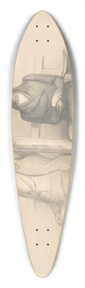 John Doyle - The Rivals: Extremes Meet 39.3 inch art pintail longboard deck