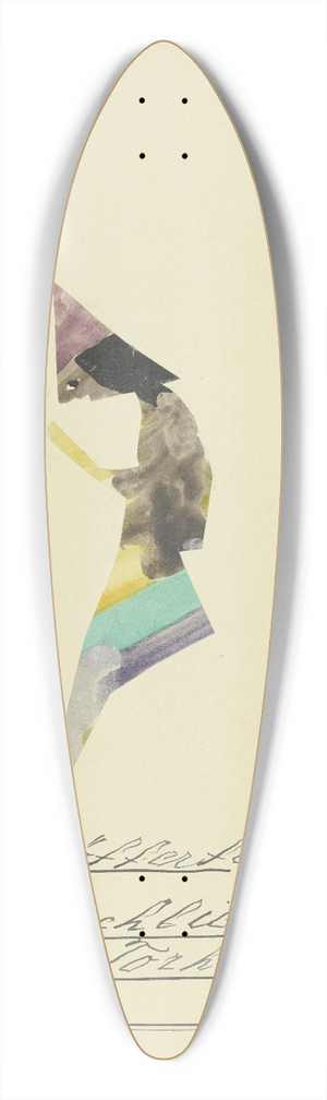 John Elsas - Der vergtterte Menschenmann  39.3 inch art pintail longboard deck