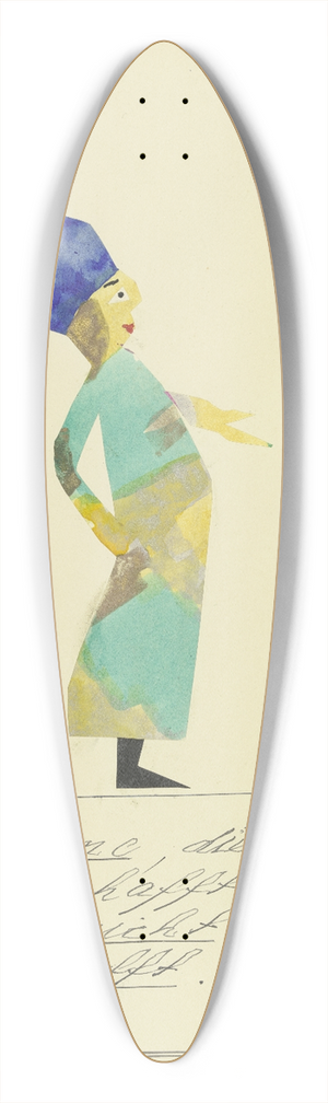 John Elsas - Die Sonne, die das Gute schafft  39.3 inch art pintail longboard deck