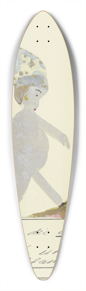 John Elsas - Es zieht die Erde alles an  39.3 inch art pintail longboard deck