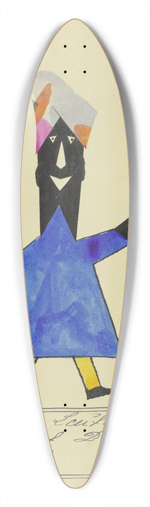 John Elsas - Hier ist ersetzlich Jedermann  39.3 inch art pintail longboard deck