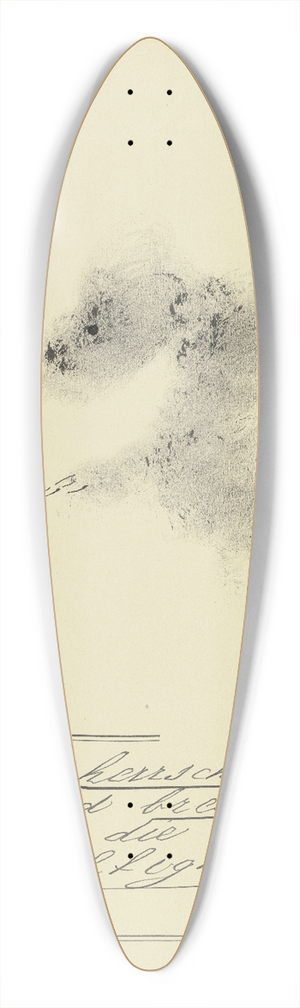 John Elsas - Ich, ich herrsche weit und breit  39.3 inch art pintail longboard deck