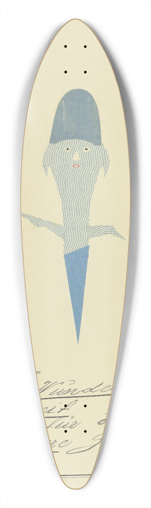 John Elsas - Ist das Wunder kommbereit  39.3 inch art pintail longboard deck