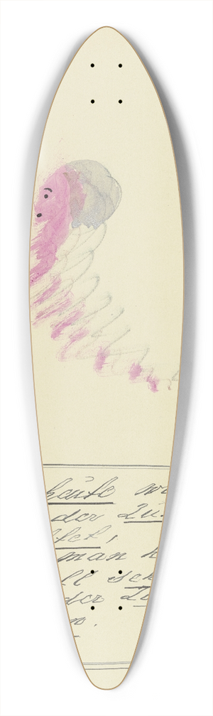 John Elsas - Was da heute wird beachtet  39.3 inch art pintail longboard deck