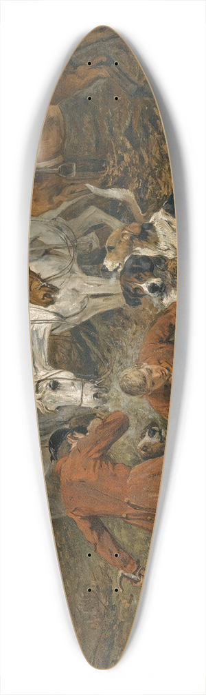 John Emms - Gone To Earth 39.3 inch art pintail longboard deck