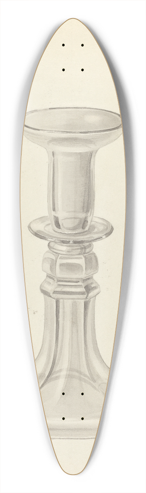 John Fisk - Candlestick 39.3 inch art pintail longboard deck