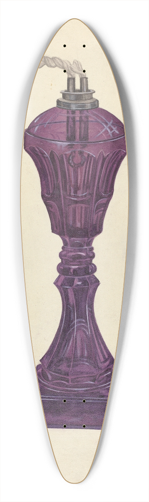 John Fisk - Lamp 39.3 inch art pintail longboard deck