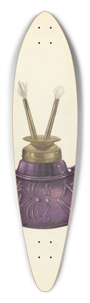 John Fisk - Lamp 39.3 inch art pintail longboard deck
