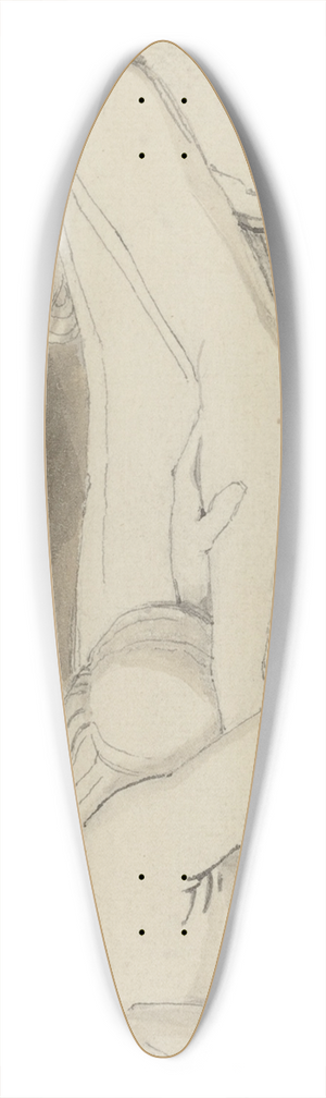 John Flaxman - Comfort the Afflicted 39.3 inch art pintail longboard deck