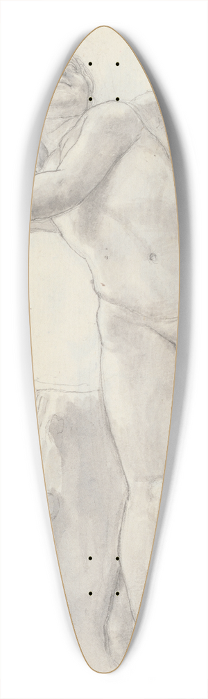 John Flaxman - Cupid 39.3 inch art pintail longboard deck