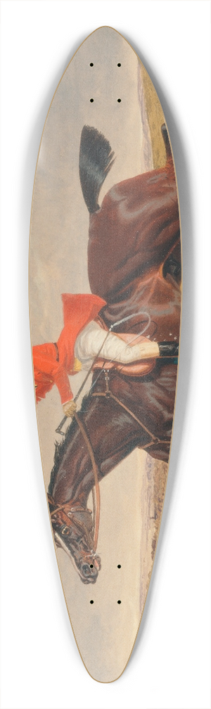 John Frederick Herring Snr. - Foxhunting; Encouraging Hounds 39.3 inch art pintail longboard deck