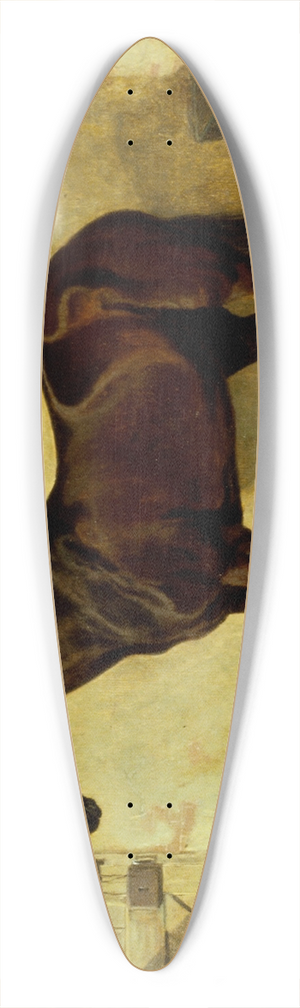 John Frederick Herring Snr. - Horse 39.3 inch art pintail longboard deck