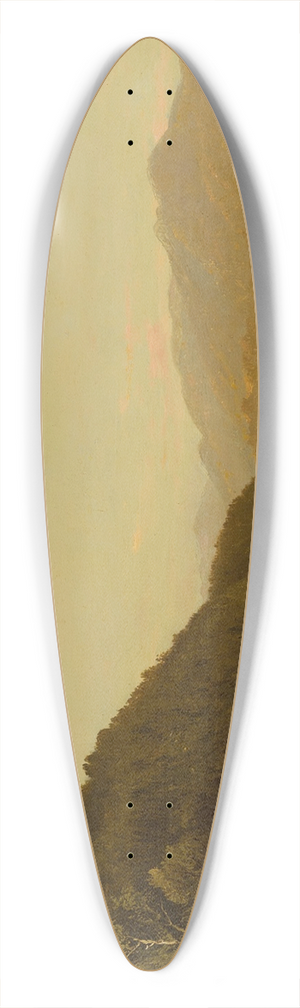 John Frederick Kensett - Lake George 39.3 inch art pintail longboard deck
