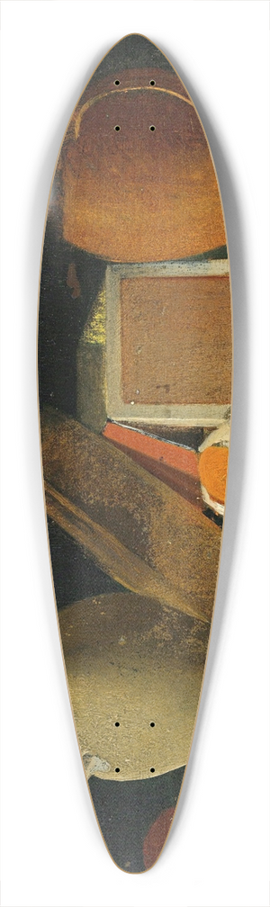 John Frederick Peto - Jug, Book, Box And Mug 39.3 inch art pintail longboard deck