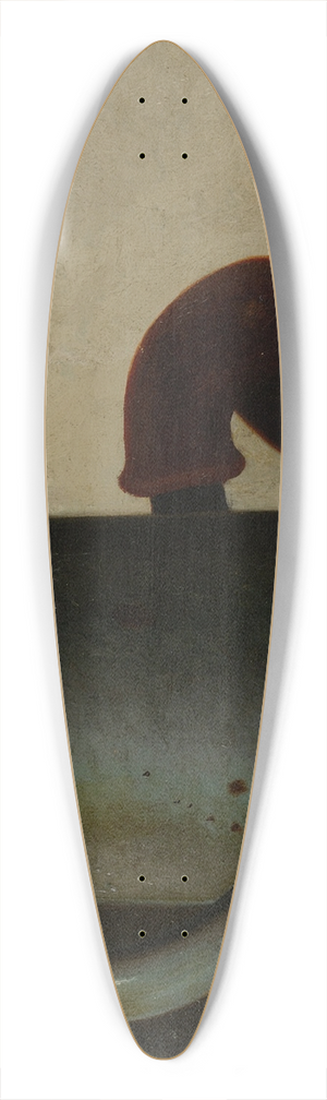 John Frederick Peto - Stein And Biscuits 39.3 inch art pintail longboard deck