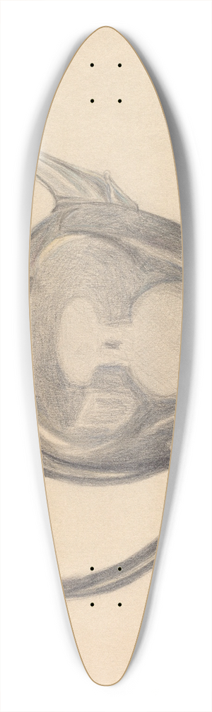 John Garay - Teapot 39.3 inch art pintail longboard deck