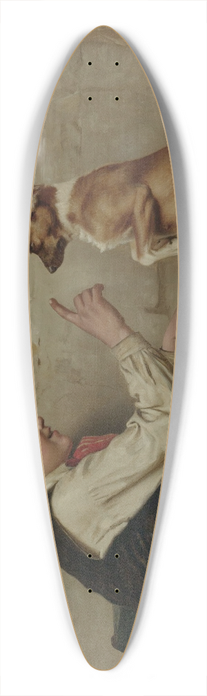 John George Brown - Keep Still 39.3 inch art pintail longboard deck