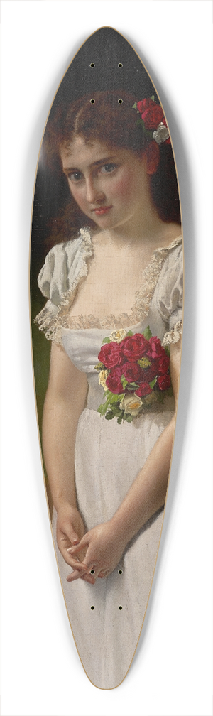 John George Brown - Meditation 39.3 inch art pintail longboard deck