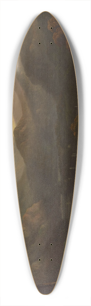John Glover - Landscape view in Cumberland 39.3 inch art pintail longboard deck
