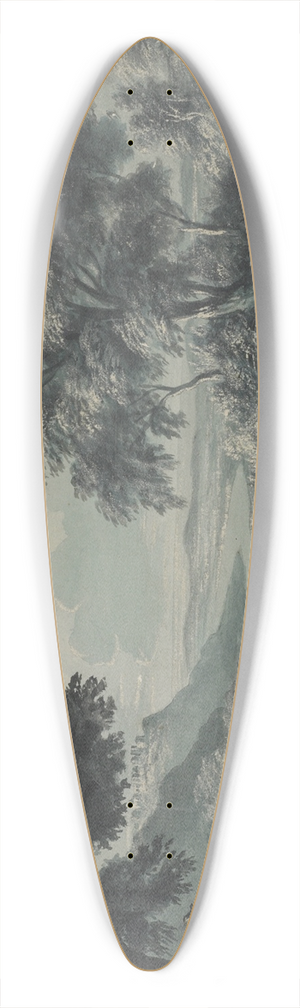 John Glover - Landscape with cattle 39.3 inch art pintail longboard deck